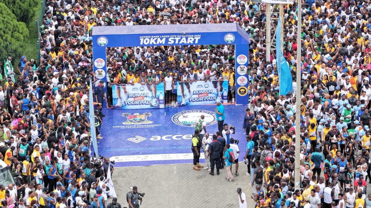 Access Bank Lagos City Marathon runners